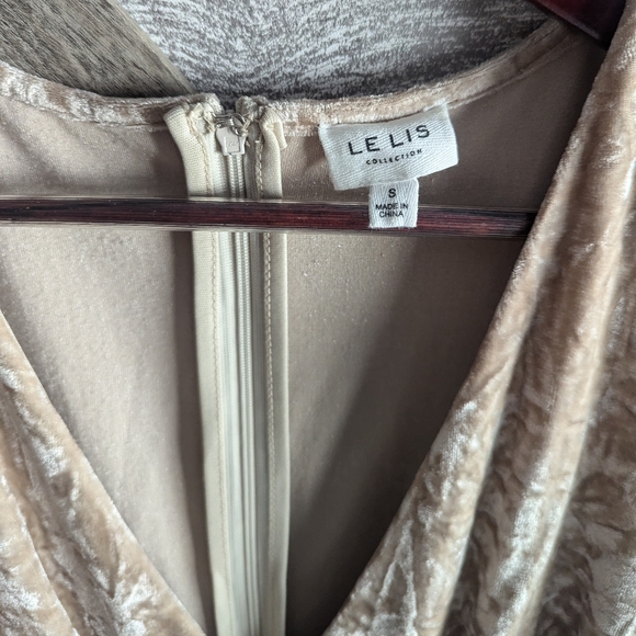 Le Lis Crushed Velvet Dress - Picture 3 of 5